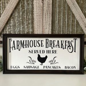 Farmhouse Breakfast Wall Decor